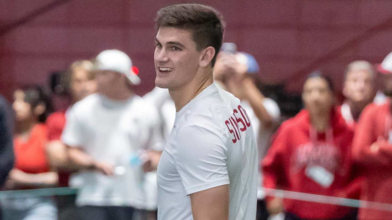 Alabama QB Ty Simpson says he's 'absolutely' a first-round pick after his pro day workout