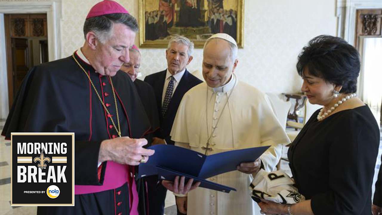 Gayle Benson meets with Pope Leo XIV