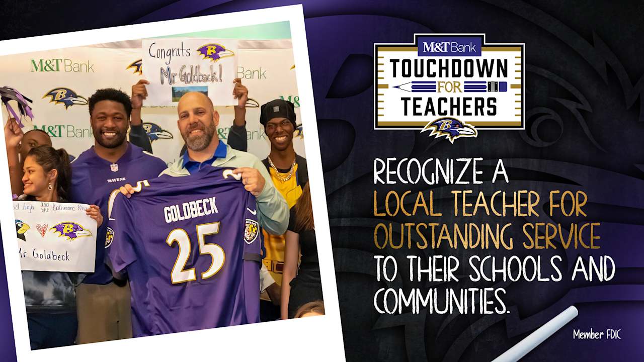 Baltimore Ravens and M&T Bank Host Touchdown For Teachers Program