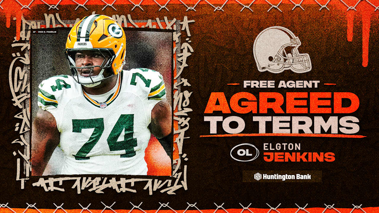 Browns agree to terms with OL Elgton Jenkins