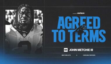 Panthers agree to terms with wide receiver John Metchie III