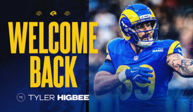 Rams re-sign tight end Tyler Higbee to two-year deal