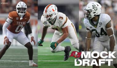 Tampa Bay Buccaneers 2026 NFL Mock Draft 7.0
