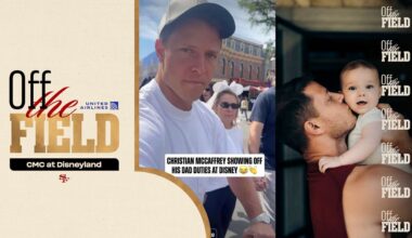 Christian McCaffrey Takes on Disneyland Dad Duties