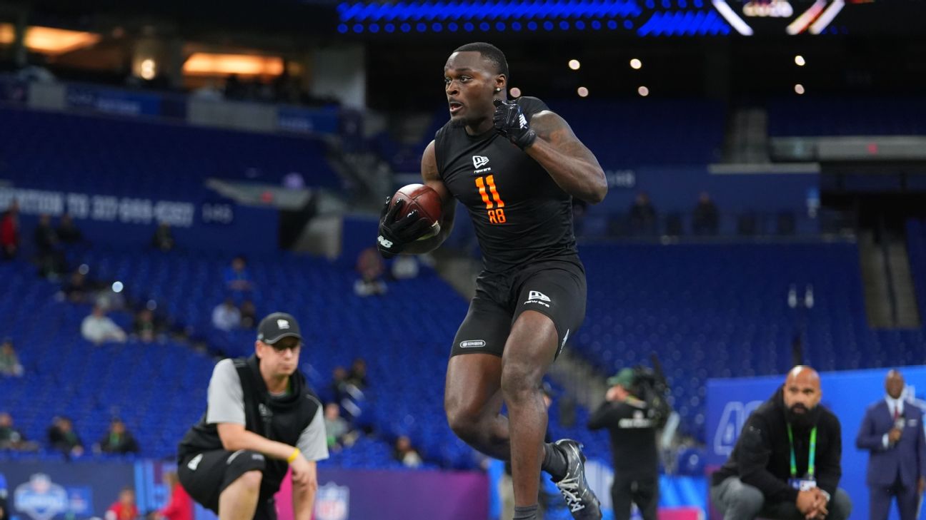 Jeremiyah Love at No. 4? Titans like Notre Dame running back