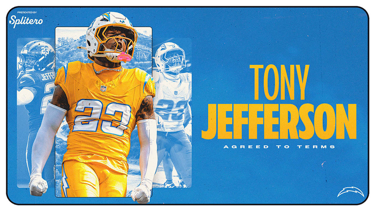 Los Angeles Chargers Agree to Terms with Tony Jefferson