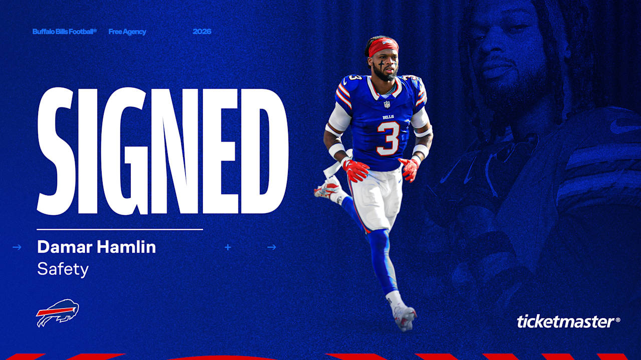Bills sign S Damar Hamlin to one-year deal