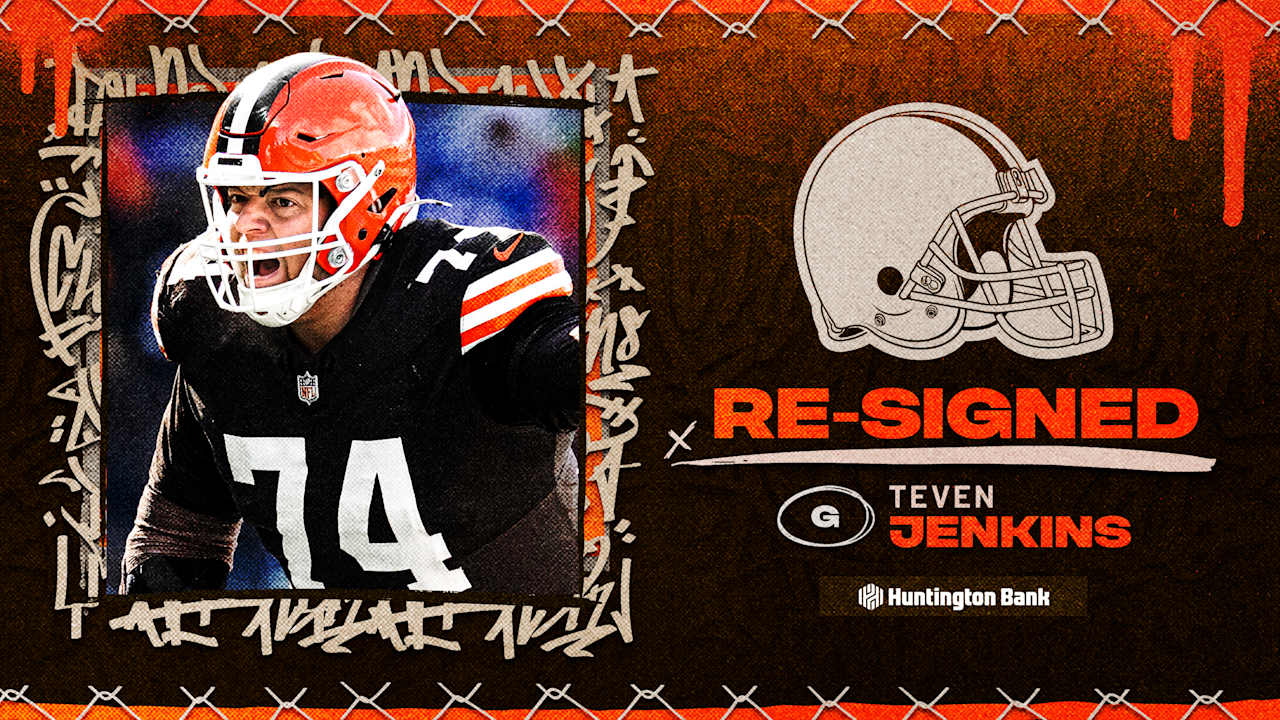 Browns re-sign G Teven Jenkins