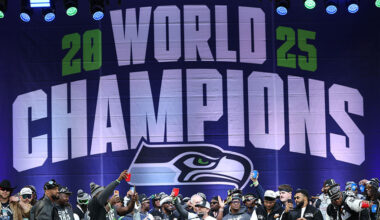 Seattle Seahawks general millionaire tax world champions John Schneider...