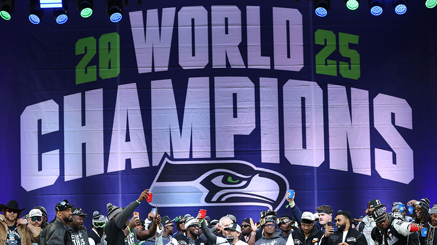 Seattle Seahawks general millionaire tax world champions John Schneider...