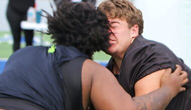 South African transplant having fun playing American football
