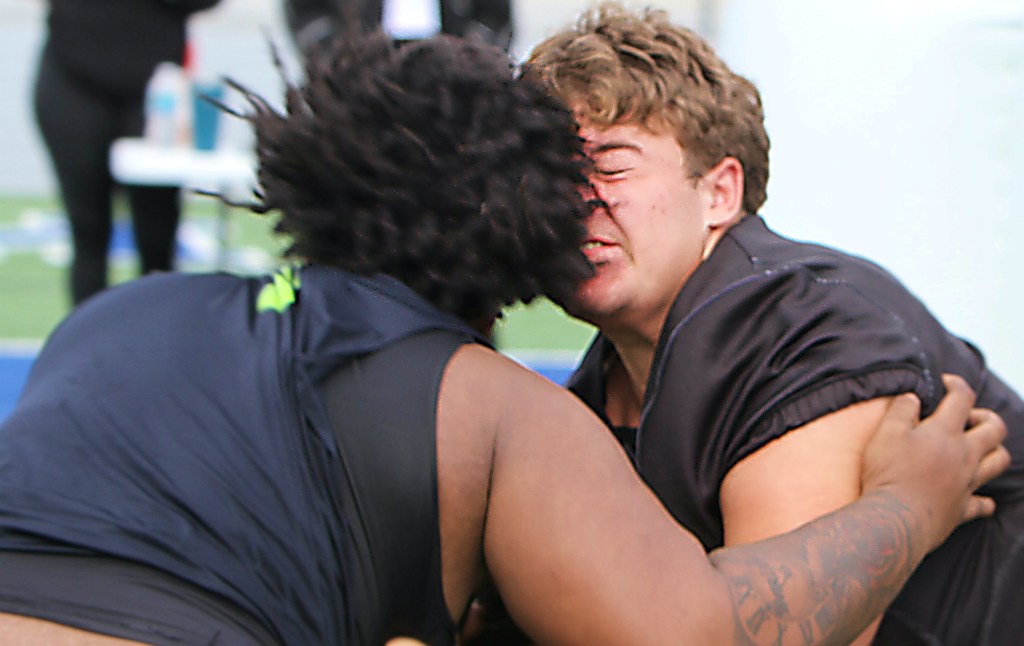 South African transplant having fun playing American football