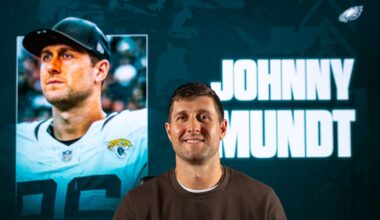Johnny Mundt 'ready to fully embrace' Eagles' championship standard