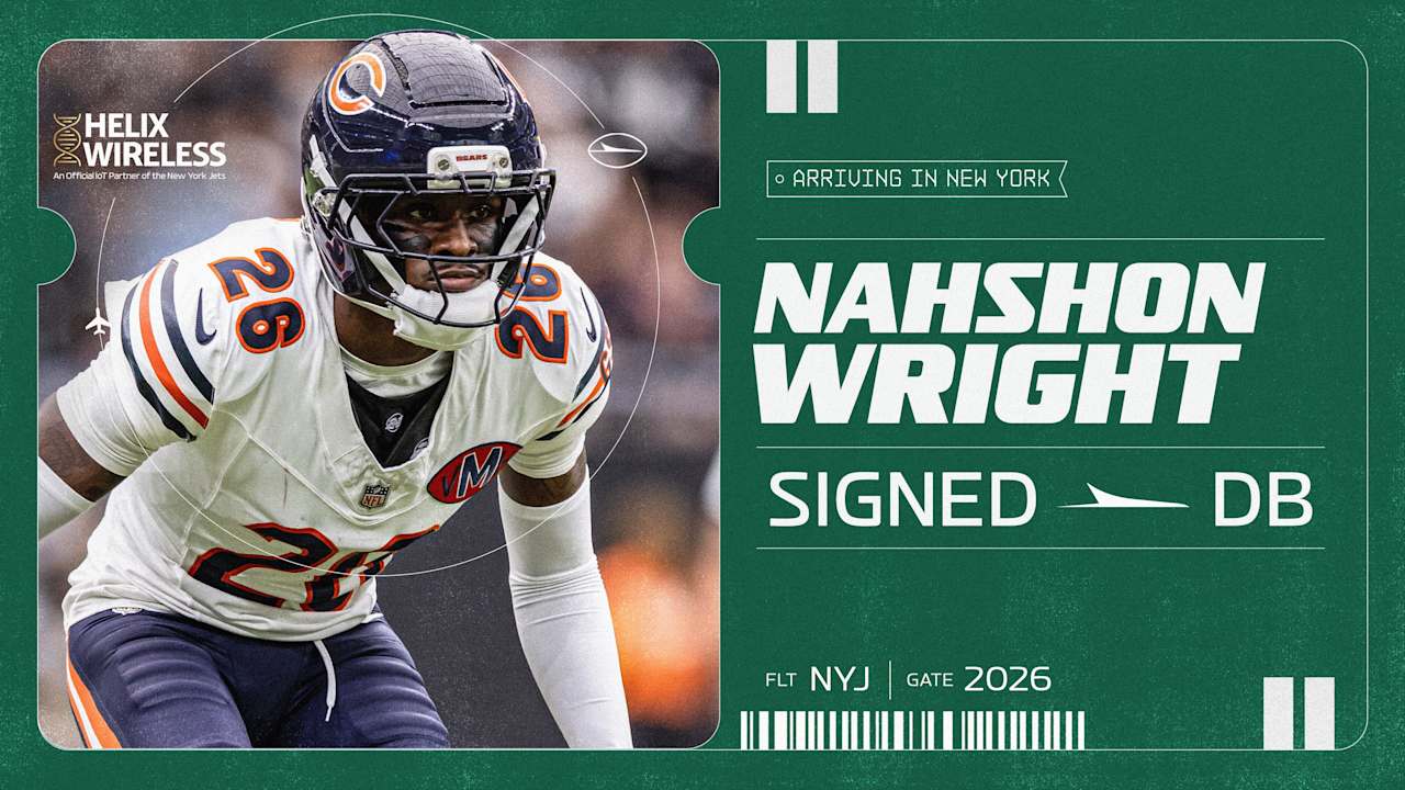 Jets Sign Former Bears DB Nahshon Wright