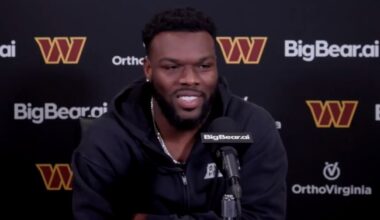 New Commanders RB Jerome Ford; a man of few words who wants to “do his business and be a great teammate”