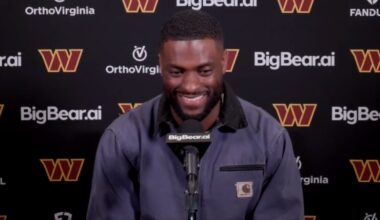 New Commanders WR Van Jefferson: Winning the Super Bowl and seeing the birth of his son was “the best of both worlds in one day”