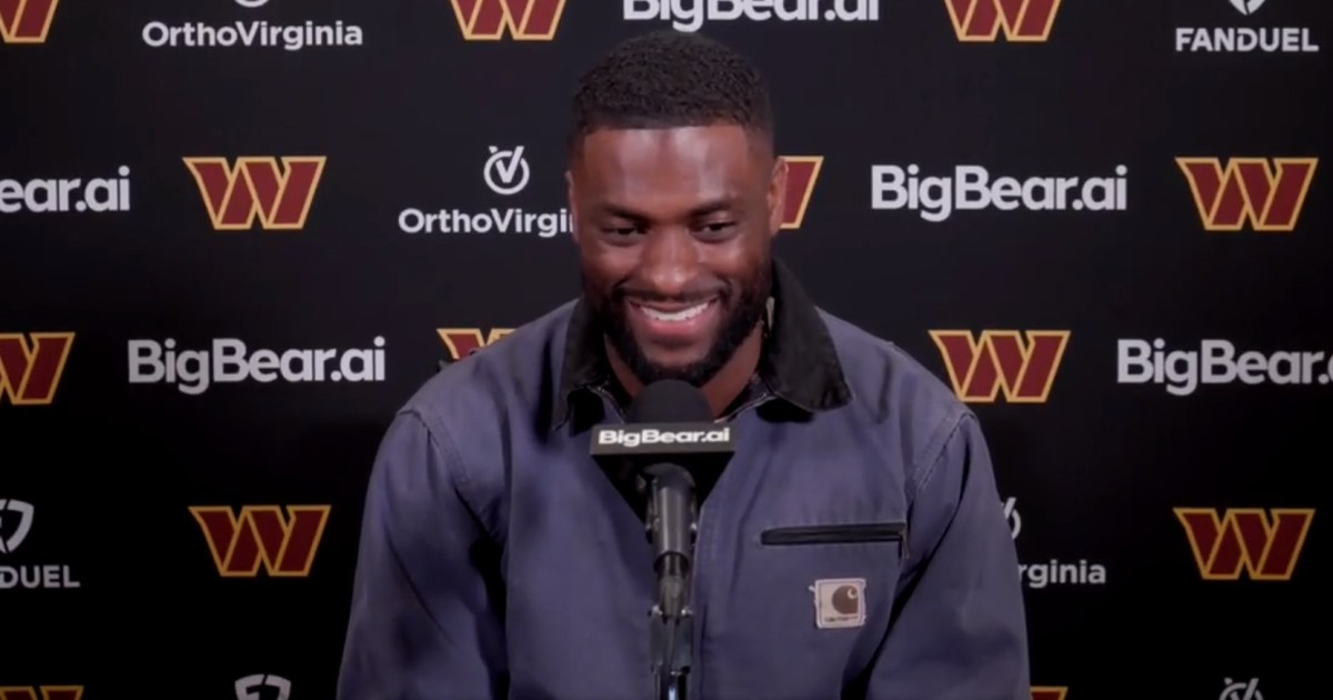 New Commanders WR Van Jefferson: Winning the Super Bowl and seeing the birth of his son was “the best of both worlds in one day”