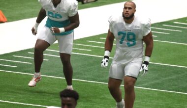 Dolphins lose Larry Borom, Jake Bailey in free agency