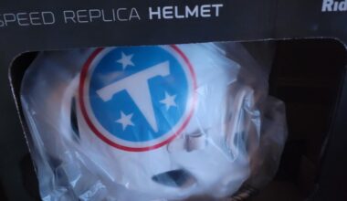 Titans new helmet had an error on logo that the team is now being forced to fix