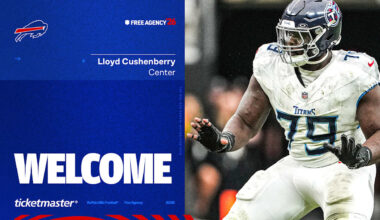 Buffalo Bills sign C Lloyd Cushenberry, WR Trent Sherfield and C/G Austin Corbett to one-year contracts