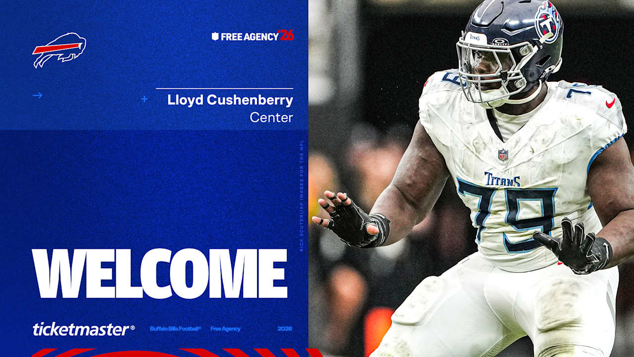 Buffalo Bills sign C Lloyd Cushenberry, WR Trent Sherfield and C/G Austin Corbett to one-year contracts