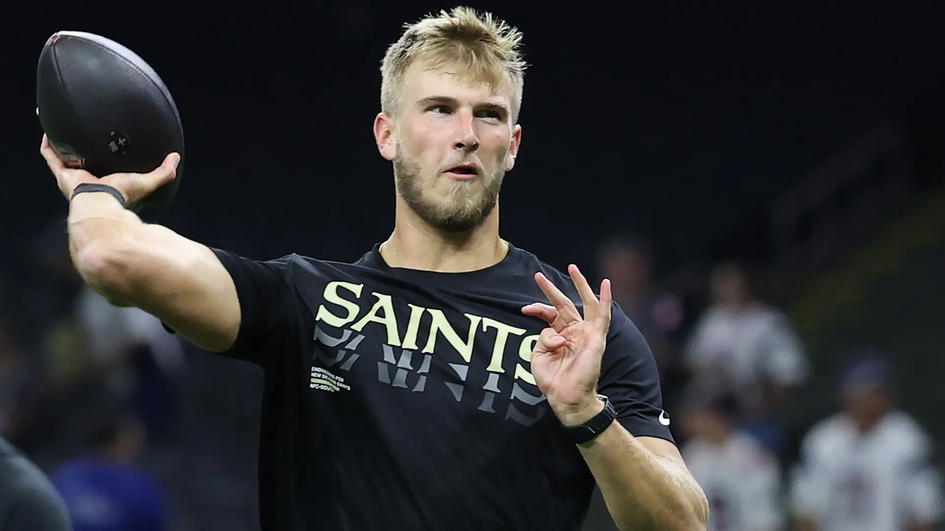 Tyler Shough #6 of the New Orleans Saints