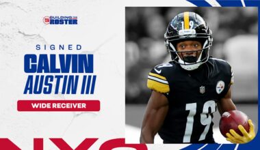 Giants sign wide receiver Calvin Austin III