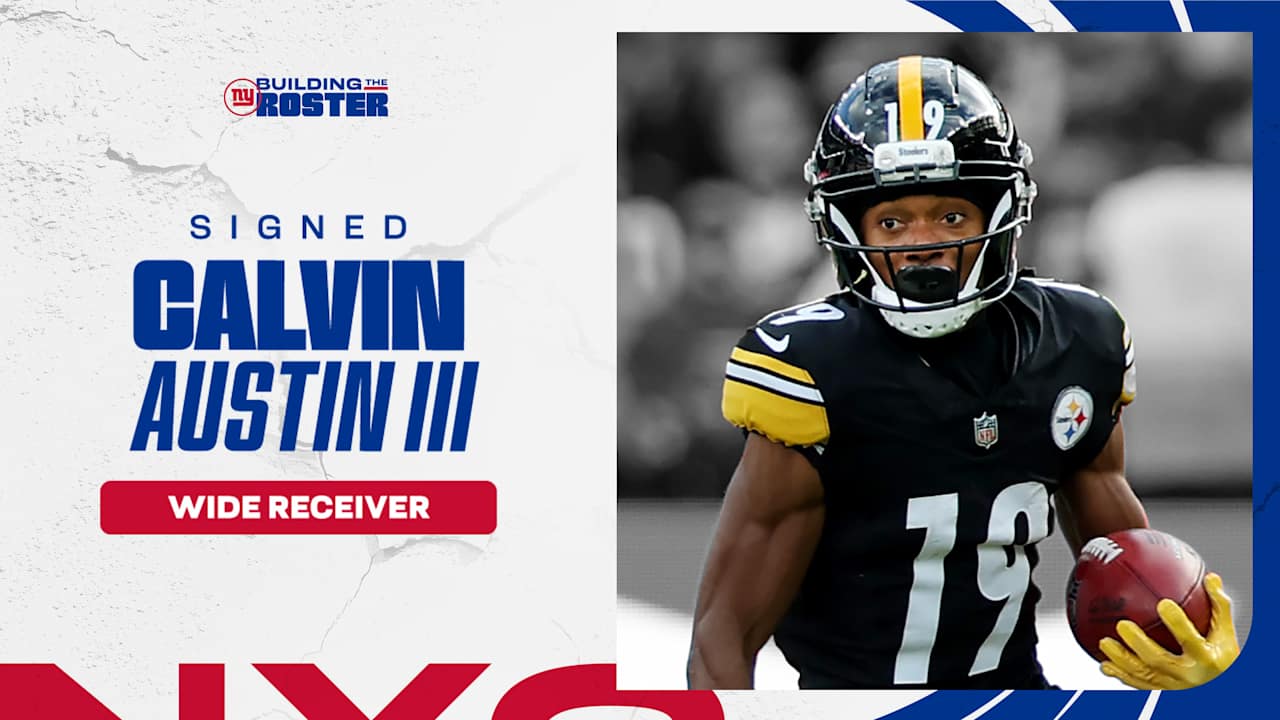 Giants sign wide receiver Calvin Austin III