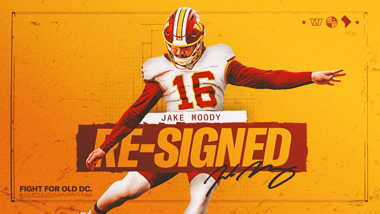 Commanders re-sign Jake Moody