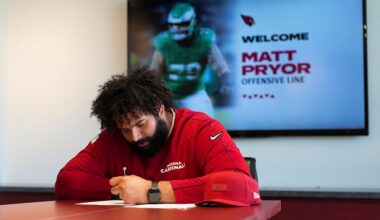 With Three Linemen In, Cardinals Move On From Evan Brown