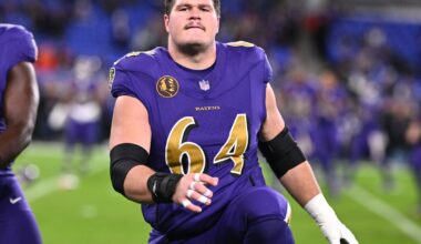 Will Tyler Linderbaum play in a Ravens uniform next year?