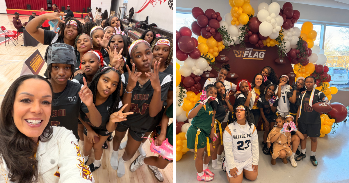 Washington Commanders host inaugural PCSAA girls flag football media days