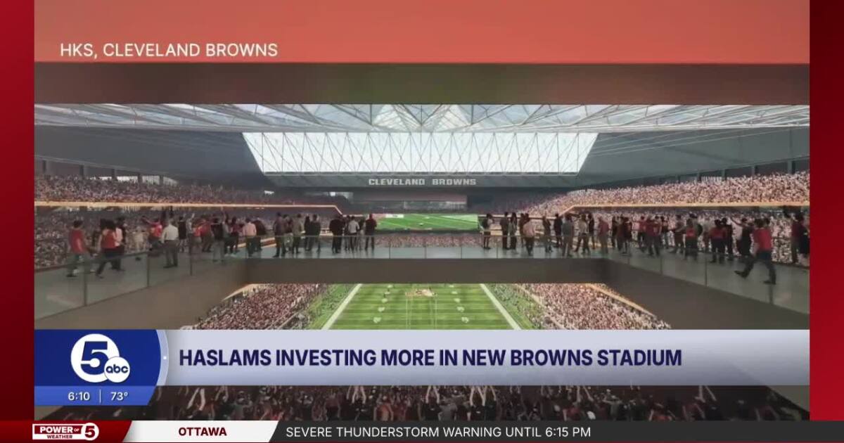 Haslam family investing more money into new Browns stadium