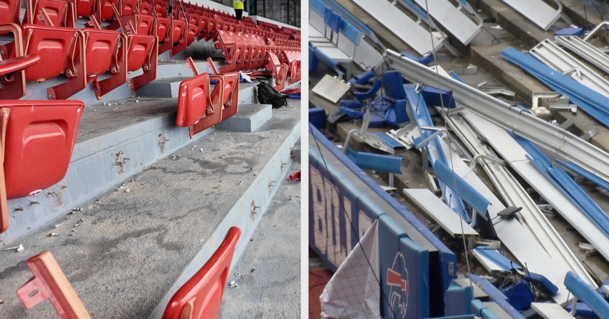 Demolition begins at Highmark Stadium with collection of memorabilia underway