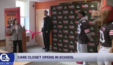 Cleveland Browns open Care Closet to provide supplies to students