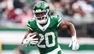 Jets Place Non-Exclusive Franchise Tag on RB Breece Hall