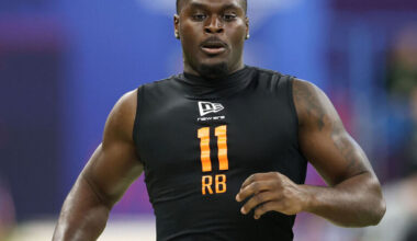 Fastest 40-yard dash times for RBs, WRs, QBs at 2026 combine