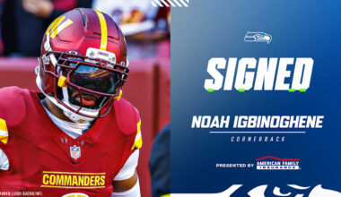 Seahawks Sign Cornerback Noah Igbinoghene
