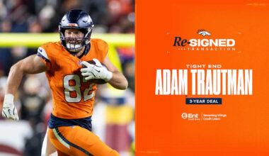 Broncos re-sign TE Adam Trautman to 3-year contract