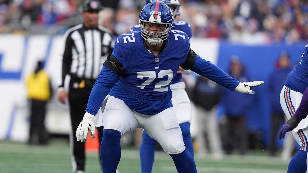 Giants' Jermaine Eluemunor believes he's 'the best right tackle in the league' ahead of free agency