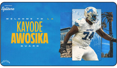 Los Angeles Chargers Sign Kayode Awosika