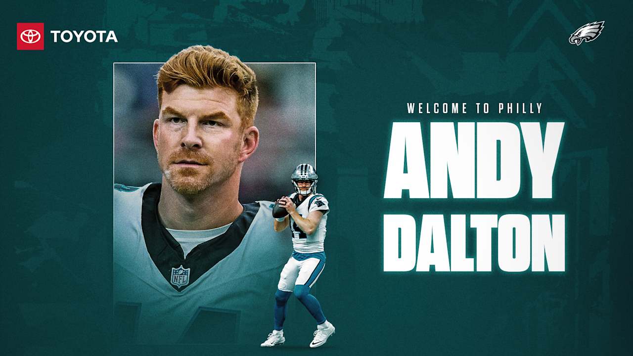 Eagles acquire QB Andy Dalton in trade with Panthers