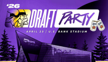 Vikings to Host 2026 Miller Lite Draft Party at U.S. Bank Stadium