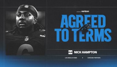 Panthers agree to terms with outside linebacker Nick Hampton