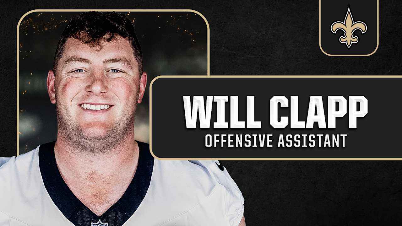 Will Clapp joins Saints coaching staff