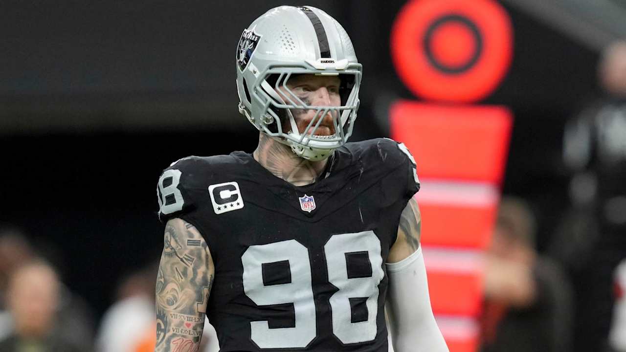 Raiders trading DE Maxx Crosby to Ravens for two first-round picks