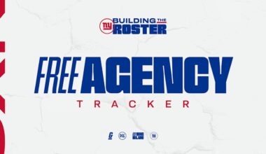 2026 New York Giants Free Agency Tracker