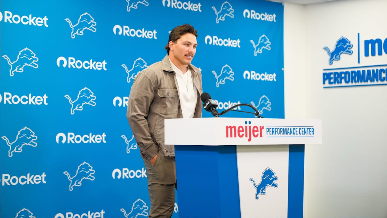 LB Malcolm Rodriguez excited to re-sign with Detroit Lions, compete for starting role