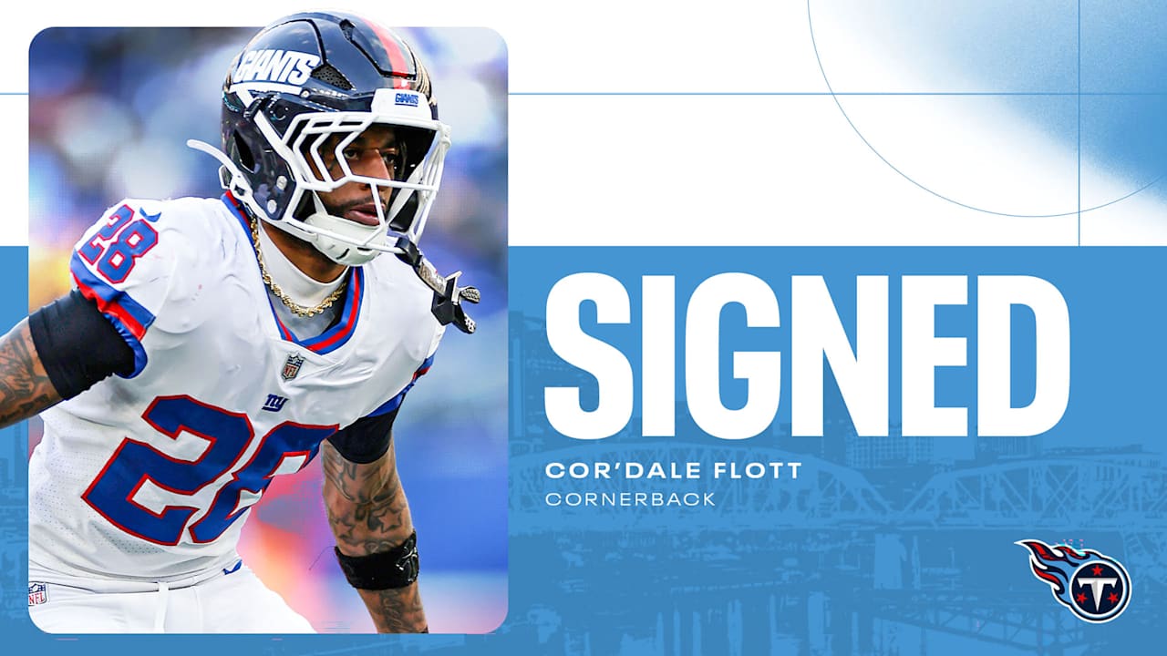 Titans Sign Cornerback Cor’Dale Flott