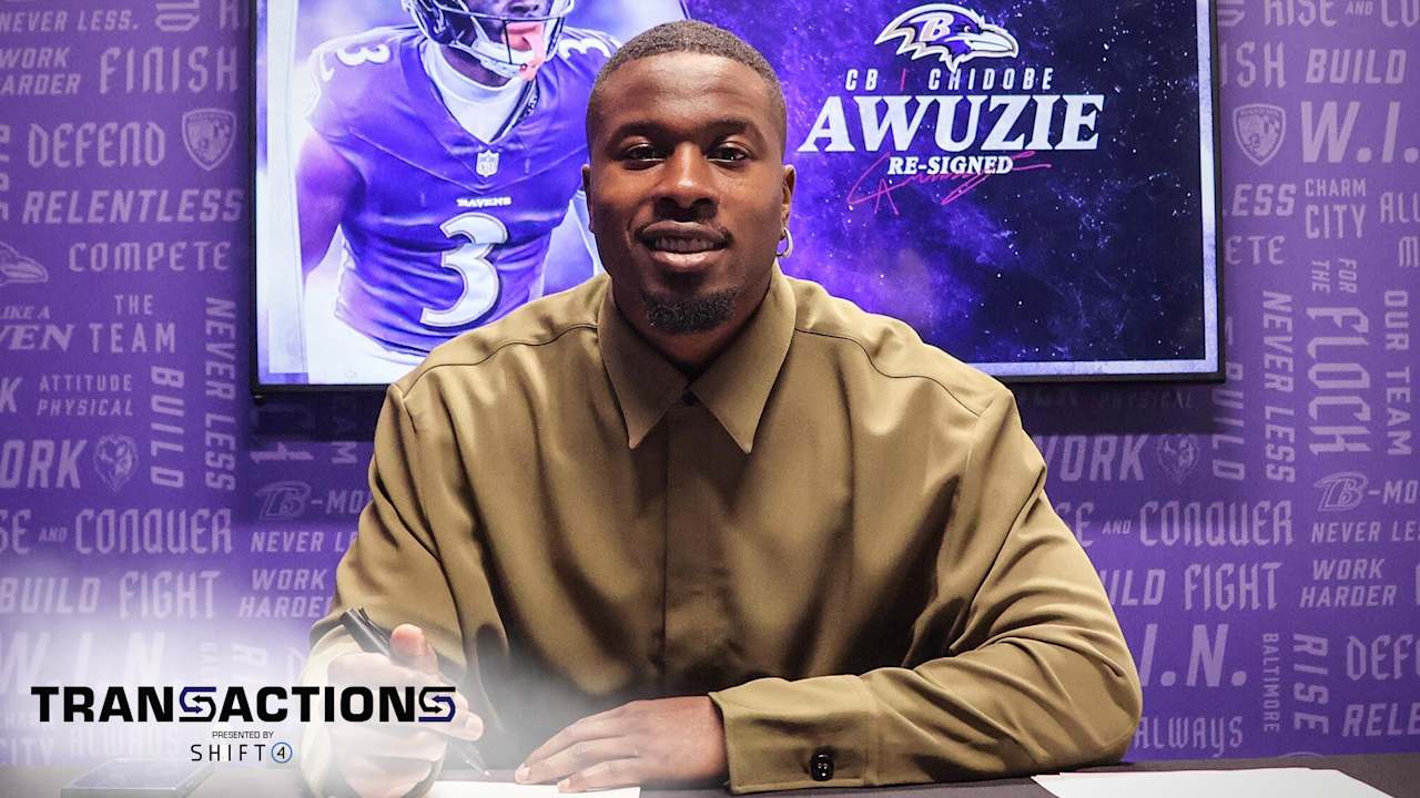 Ravens Re-Sign Cornerback Chidobe Awuzie